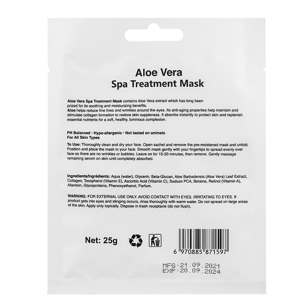 Masque Visage Aloe Vera
