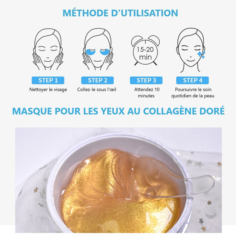 Patch Yeux Gold Collagène 60Pièces