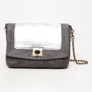 Bolso de hombro Gaby - Plata / Gris