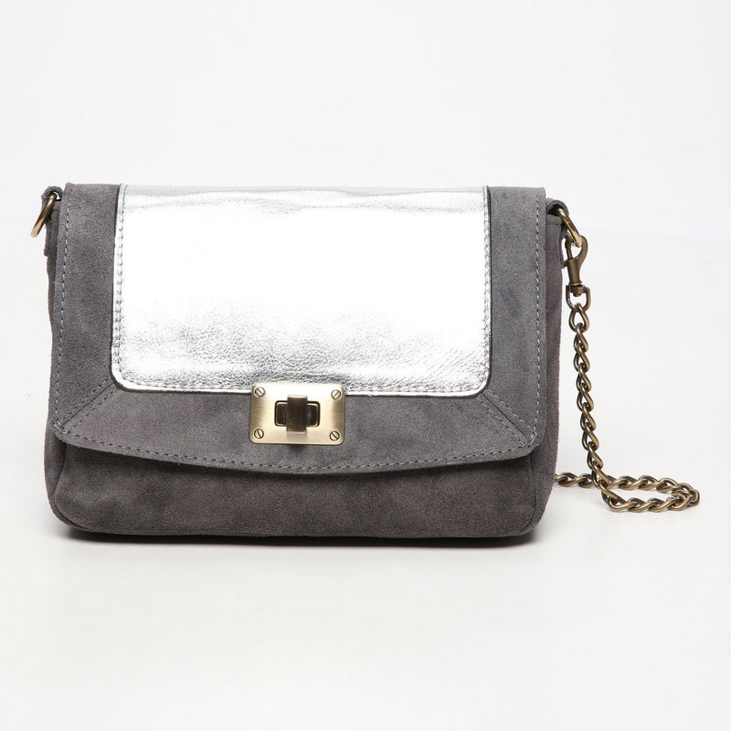 Sac À Bandoulière Gaby - Argent / Gris