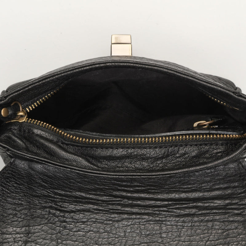 Sac À Bandoulière Gaby - Motif Leopard Noir