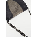 Bolso de hombro Chamy - Negro/Plata