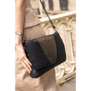 Bolso de hombro Chamy - Negro/Plata