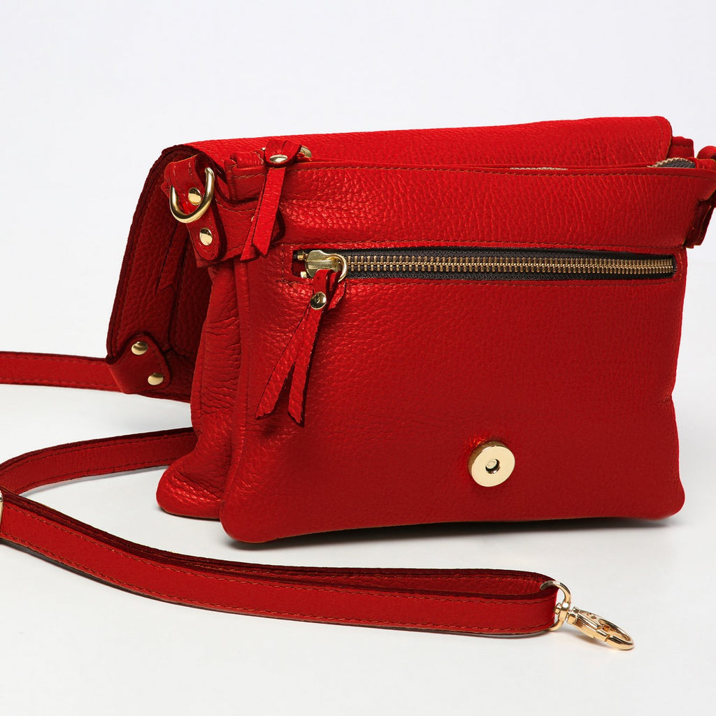 Sac à Bandoulière - Bayne - Rouge