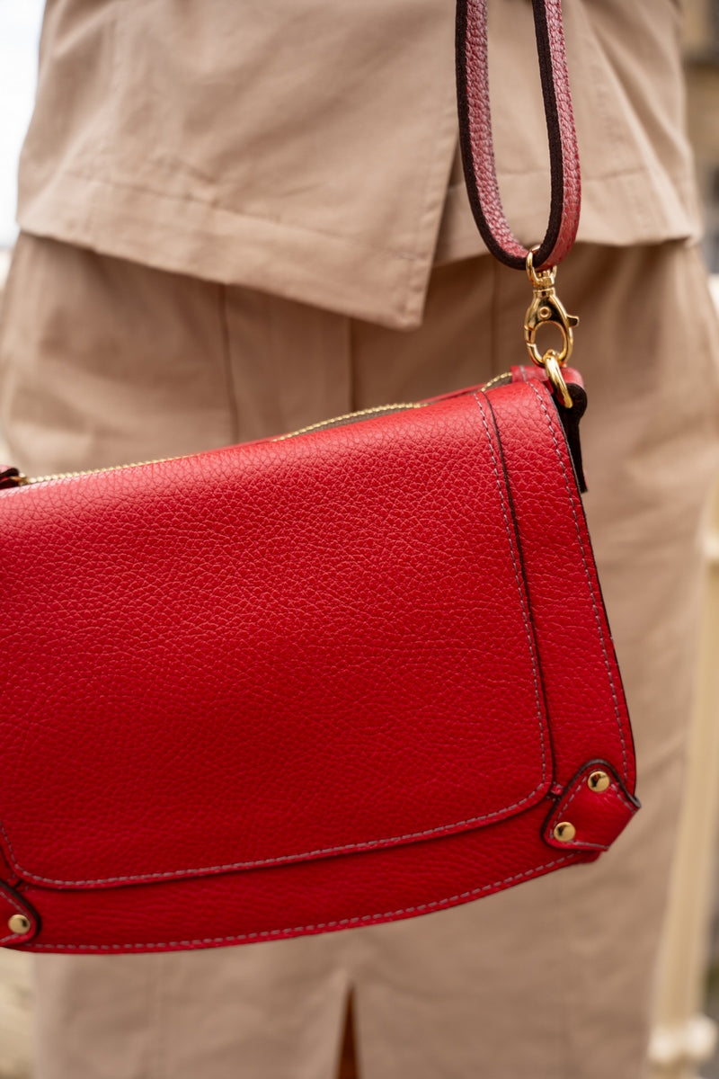 Sac à Bandoulière - Bayne - Rouge