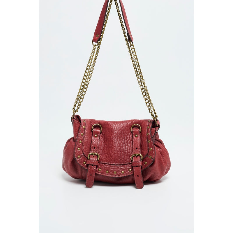 Donna Shoulder Bag - Red Cerise