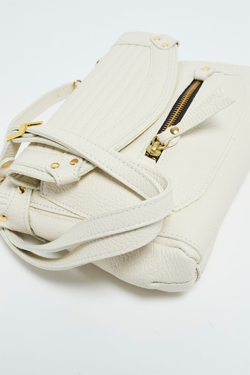 Sac À Bandoulière Giulia - Blanc Casse