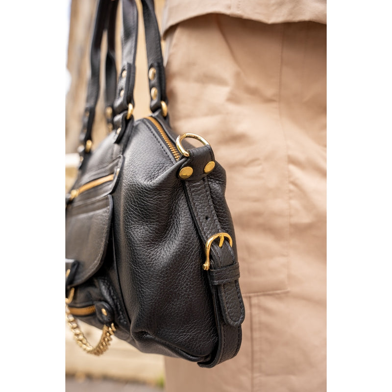 Mini Odelia Handbag - Black