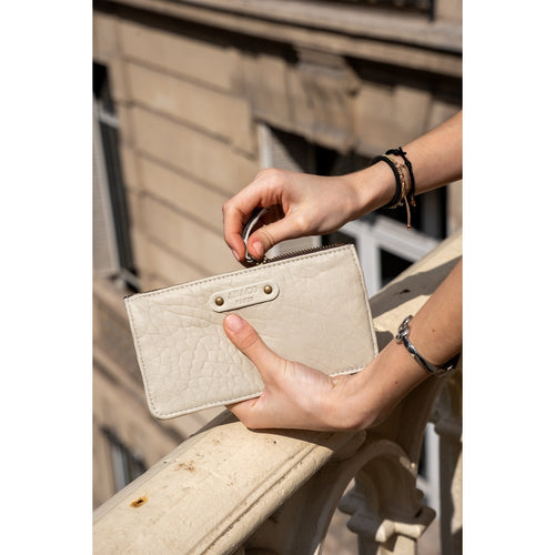 Petite Maroquinerie Nina - Blanc Cassé