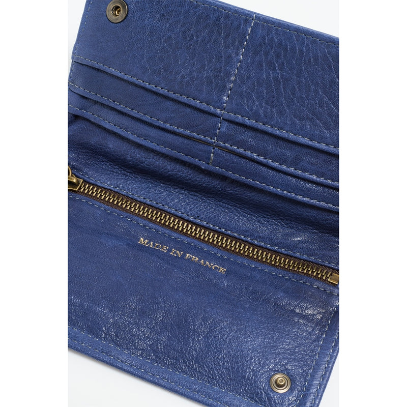 Small leather goods Nina - Navy blue