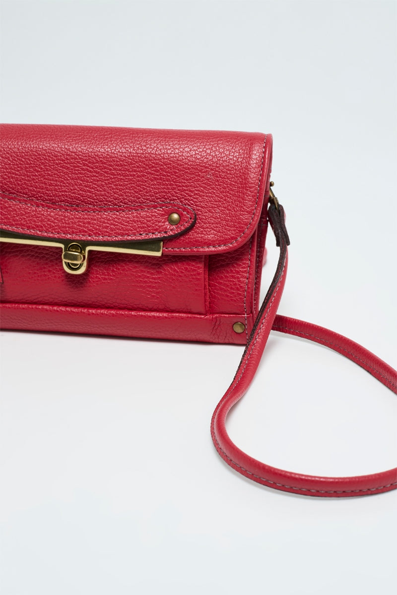 Sac À Bandoulière Simone - Rouge