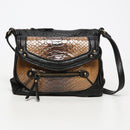 Sac À Bandoulière Giulia - Black/ Python