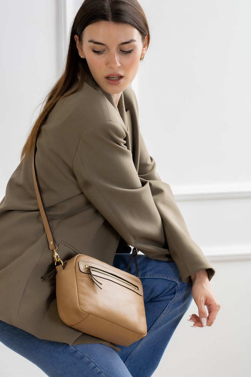 Sac À Bandoulière Maelys - Camel