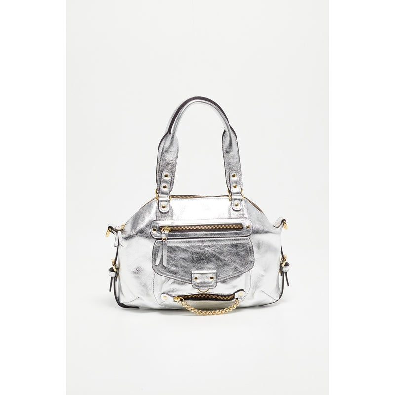 Mini Odelia Handbag - Silver