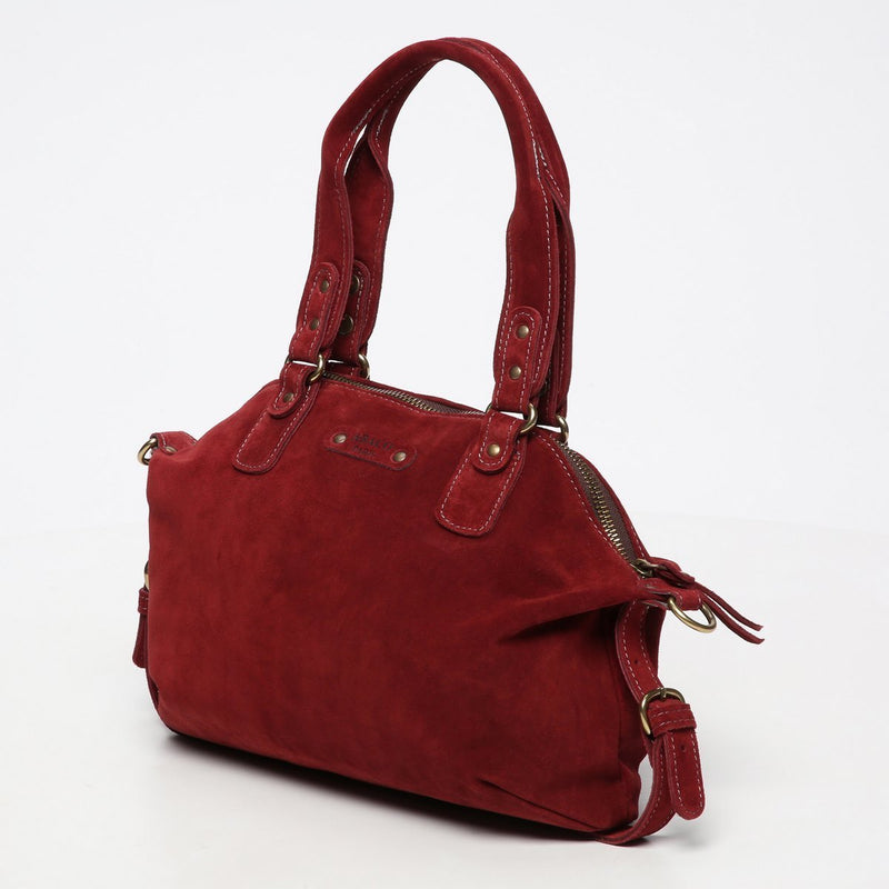 Mini Odelia Handbag - Bordeaux / Bordeaux Python