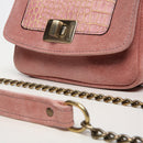 Sac À Bandoulière Lillie - Pink / Pink Python