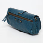 Borsa a tracolla - Bellezza - Pelle di capra blu