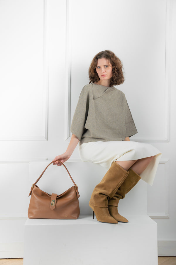 Ellad Shoulder Bag - Camel