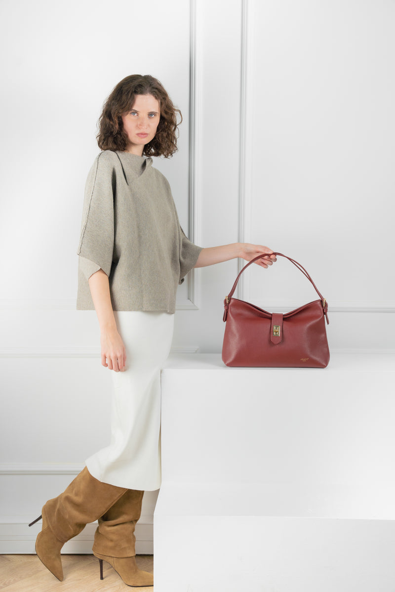 Sac A Bandouliere Ellad - Bordeaux