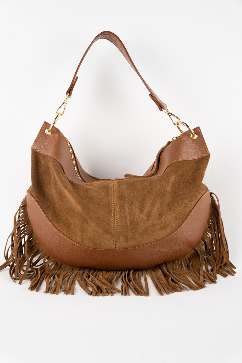 Sac A Bandouliere Kael Frange - Camel