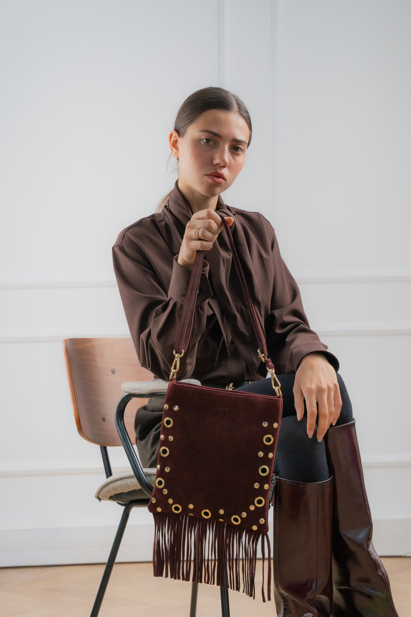 Sac A Bandouliere Kyro - Bordeaux