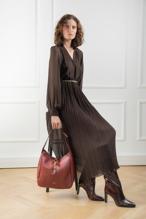 Sac A Bandouliere Lexid - Bordeaux