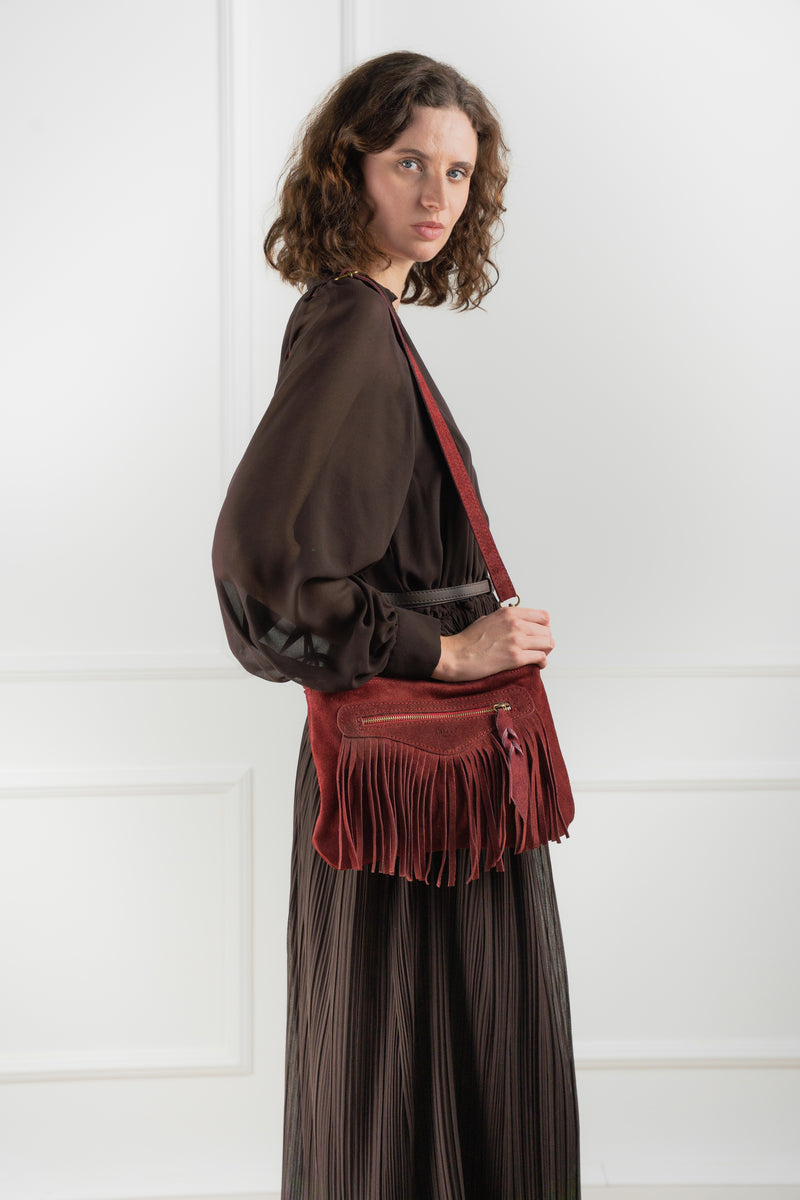 Sac A Bandouliere Nox - Bordeaux