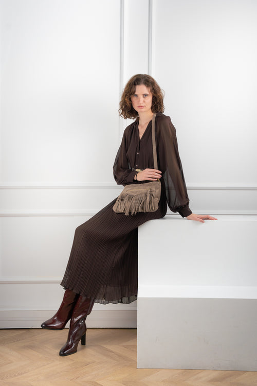 Sac A Bandouliere Nox - Taupe