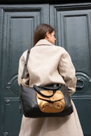 Sac A Main Odelia - Noir /Metallique Bronze