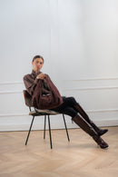 Sac A Bandouliere Raze - Bordeaux