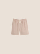 Short Pale Pink Linen