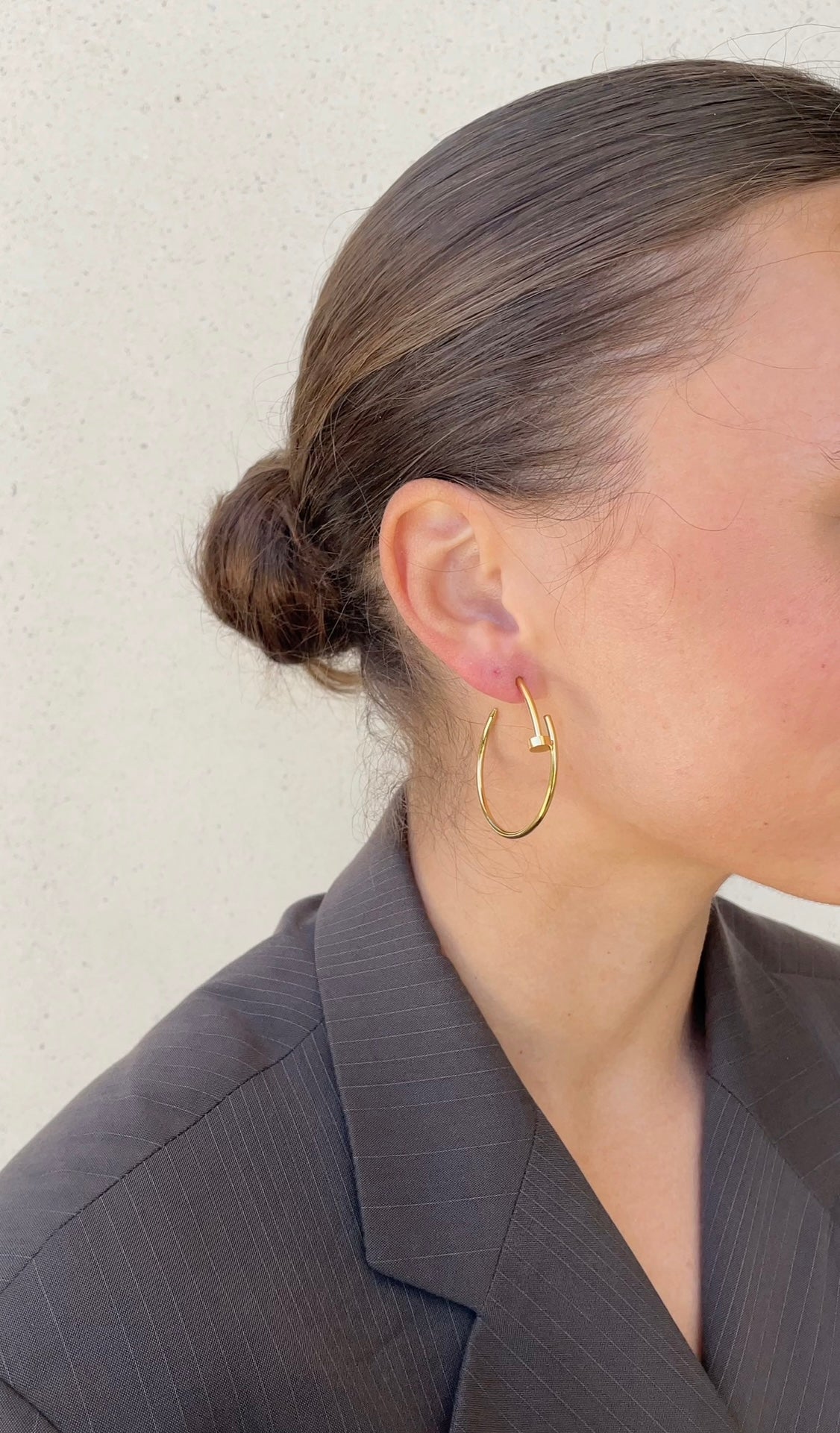 Boucles D'Oreilles Thin Push