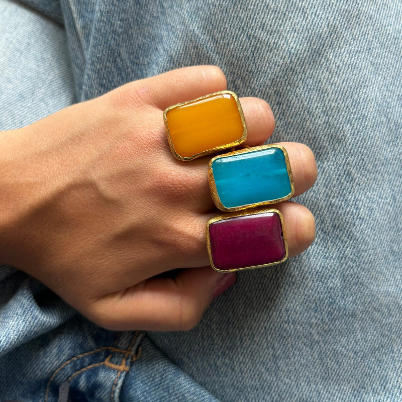 Anillo Sayu Amarillo