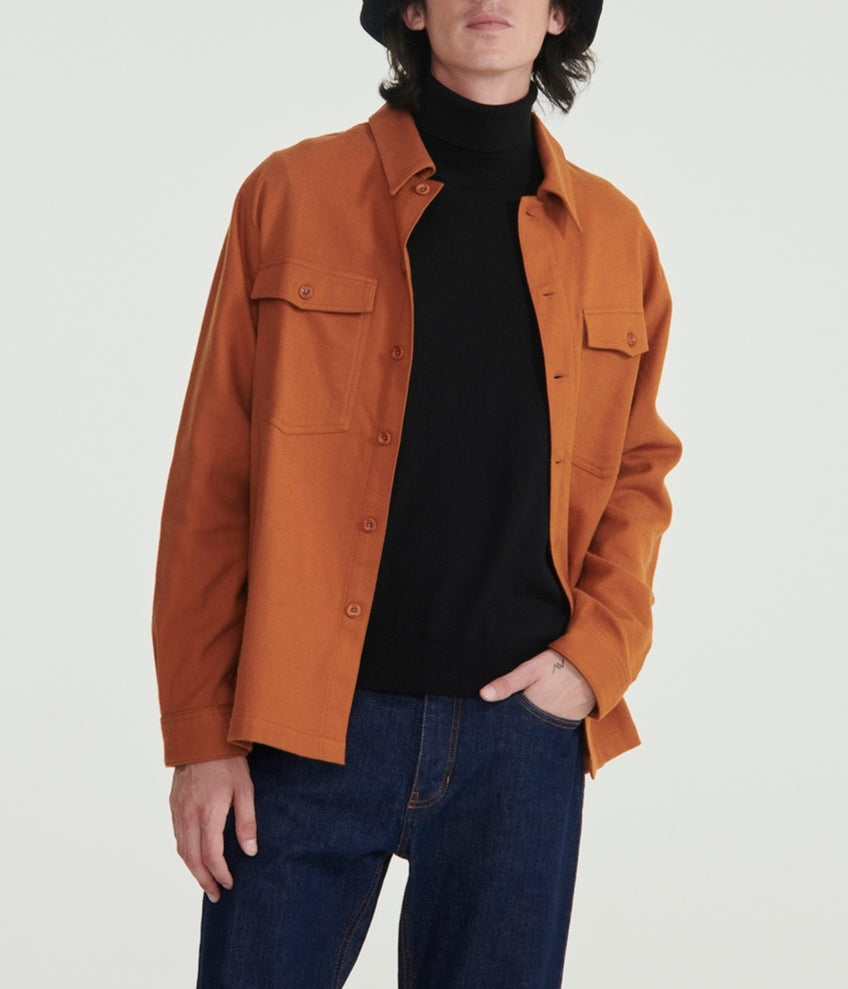 Chemise Manches Longues - Moka - Homme
