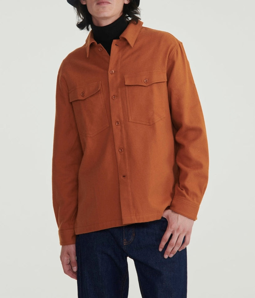 Chemise Manches Longues - Moka - Homme