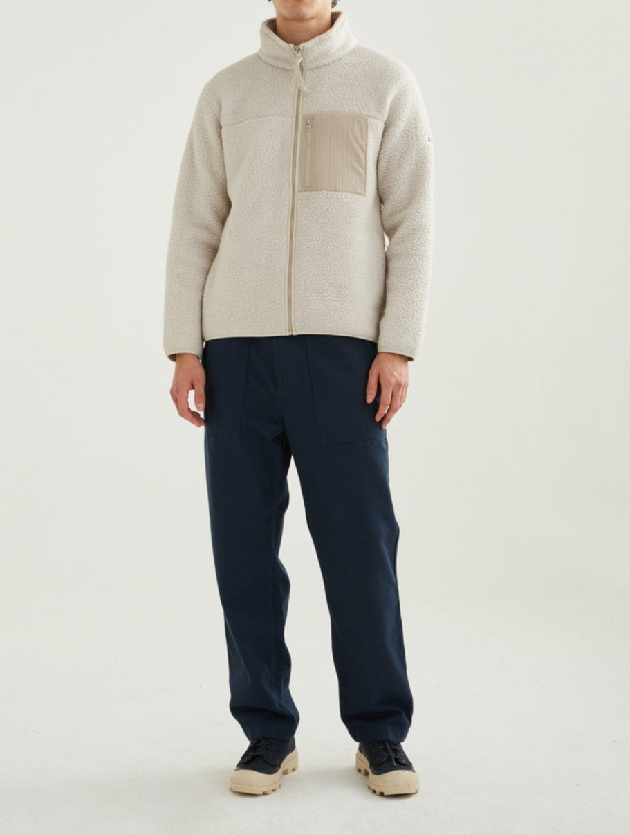 Polaire Zip Intégral - Sable - Homme