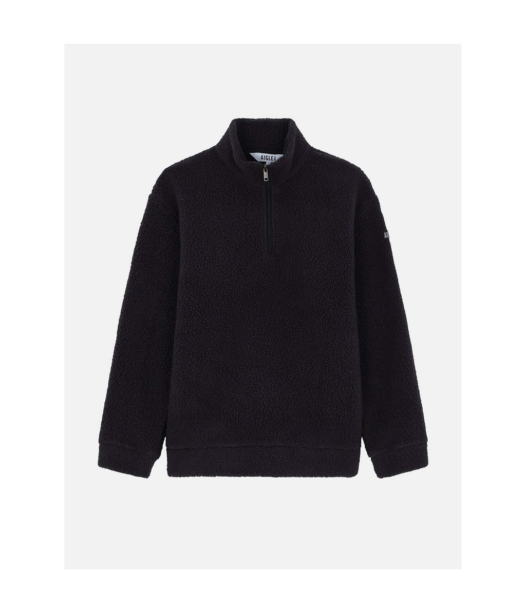 Polaire 1/2 Zip - Noir - Homme