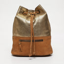 Kim Bucket Bag - Camel / Estampado Pois Dore