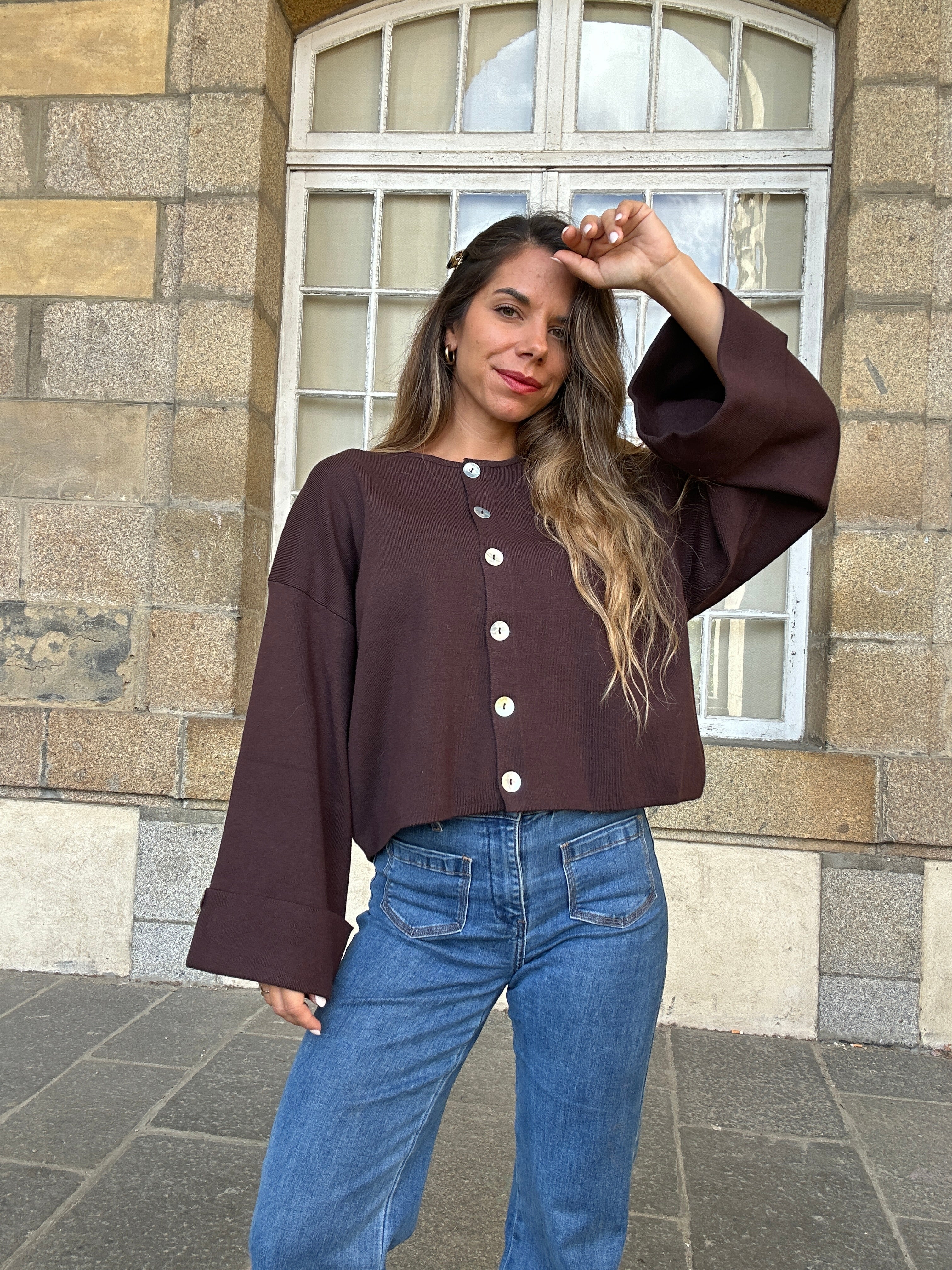 Cardigan Judith chocolat