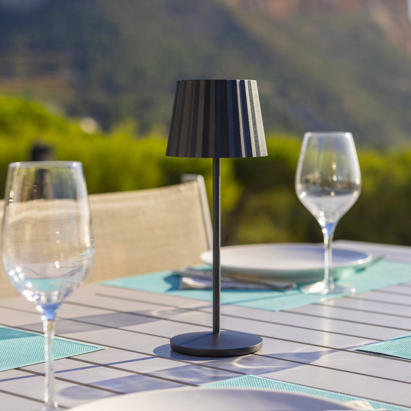 Cordless Table Lamp - 6X Abby Black