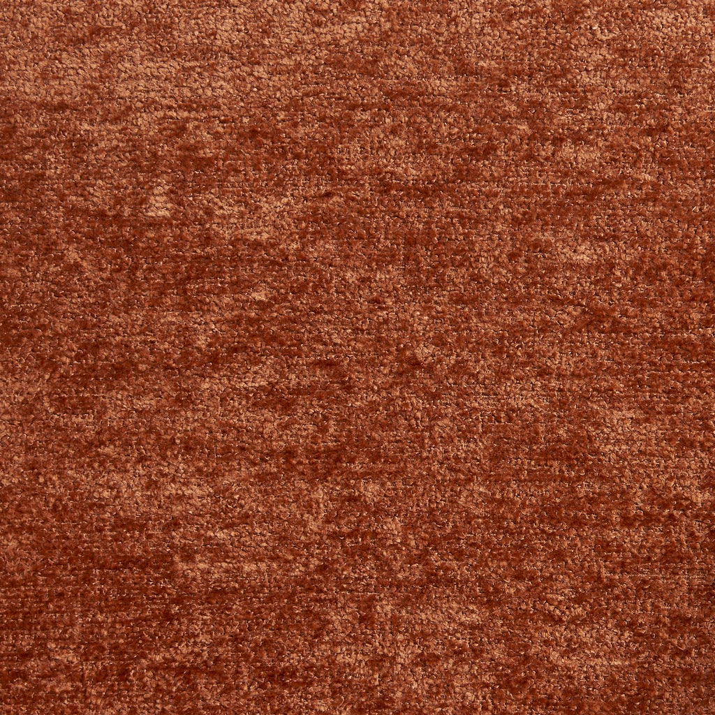 Abelia - Chairs - Chenille - Terracotta And Black Metal Legs