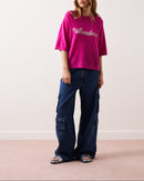 Absolut Cashmere - Mcr 3/4 Elea R-Neck Sweater - Wonder Lollipop - 100% Cashmere 12Gg - Women
