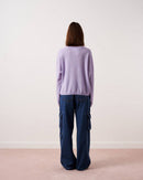 Absolut Cashmere - Jersey Ml Alicia Con Cuello De Pico - Lavanda - 100% Cashmere 12Gg - Mujer