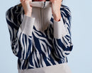 Absolut Cashmere - Zebre Mago Long Sleeve High Neck Sweater - Zebre Greige - Women