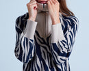 Absolut Cashmere - Zebre Mago Long Sleeve High Neck Sweater - Zebre Greige - Women