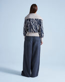 Absolut Cashmere - Zebre Mago Long Sleeve High Neck Sweater - Zebre Greige - Women