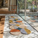 Mia Ellipse Wool Runner Rug