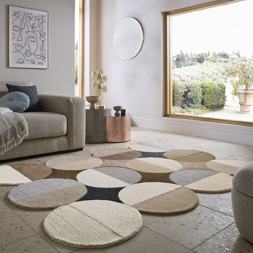 Mia Ellipse Wool Rug