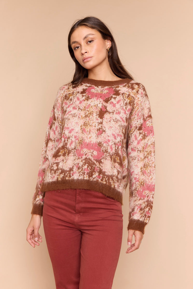 Pull Abstract - Beige