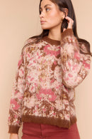 Pull Abstract - Beige